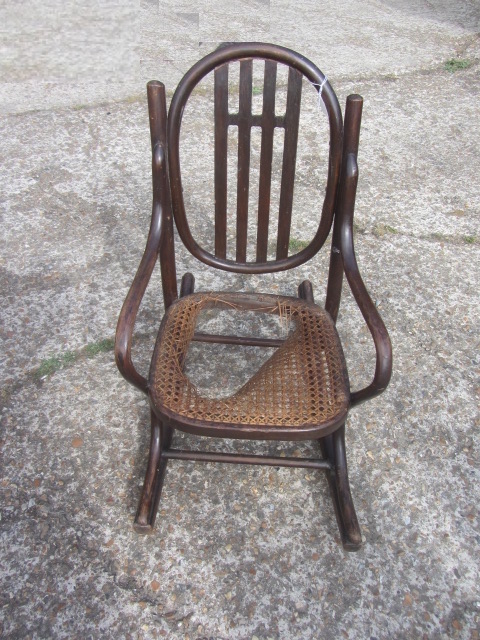 Photo of Kids Rocking Bentwood Chair 3