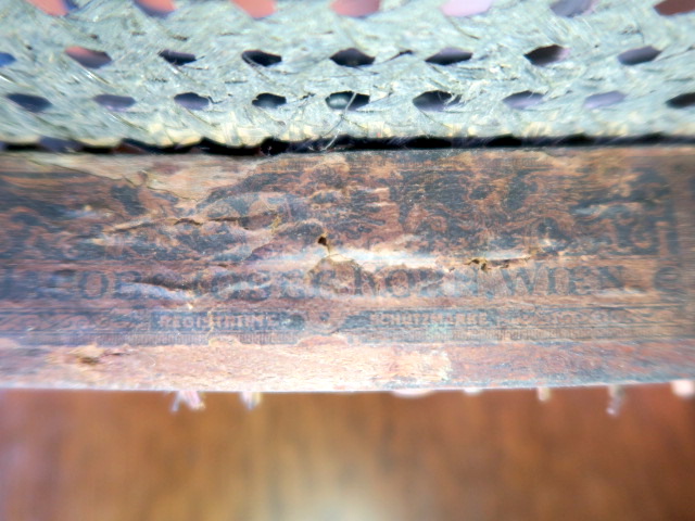 Bentwood Chair label