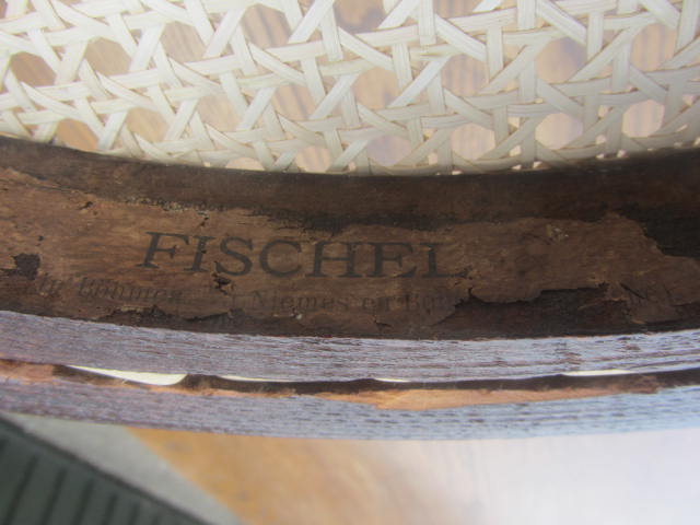 Fischel Bentwood Armchair Label