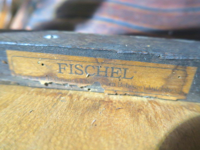 Fischel Bentwood Settee Label